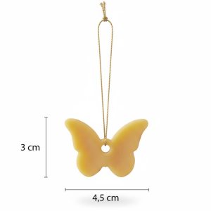Enfeite de Natal em Cera de Abelha Borboleta