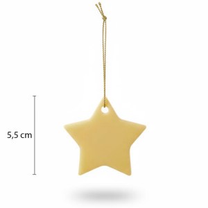 Enfeite de Natal em Cera de Abelha - Estrela