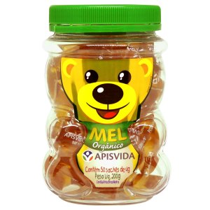Mel Orgânico Sachê Ursinho 200g