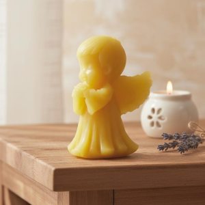 Anjinho da Guarda Enfeite em Cera de Abelha Natural