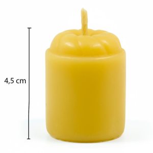 Vela para rechaud canelada em cera de abelha