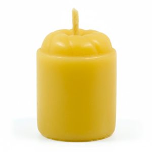 Vela para rechaud canelada em cera de abelha