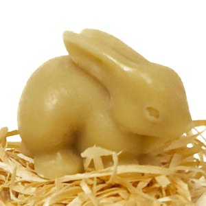 Coelhinho Barrigudo - Enfeite em Cera de Abelha