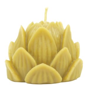 Vela Flor de Lótus Cera de Abelha