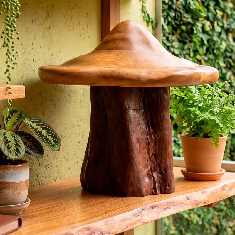 Casinha de Abelha Nativa Cogumelo de Mesa Abelha Mirim